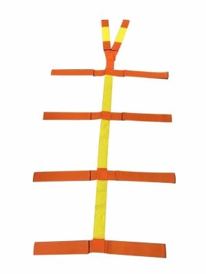 Mugurkaula Velcro siksna ar atstarojošu materiālu